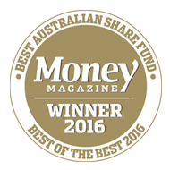 2016 Money magazine's Best of the Best Awards - Best Australian Share Fund