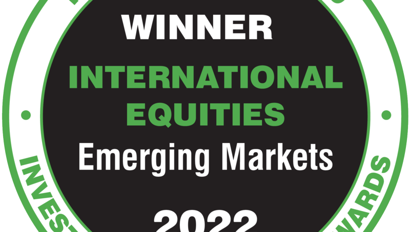 2022 International Equities - Emerging Markets - Financial Standard Investment Leadership Awards