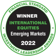 2022 International Equities - Emerging Markets - Financial Standard Investment Leadership Awards